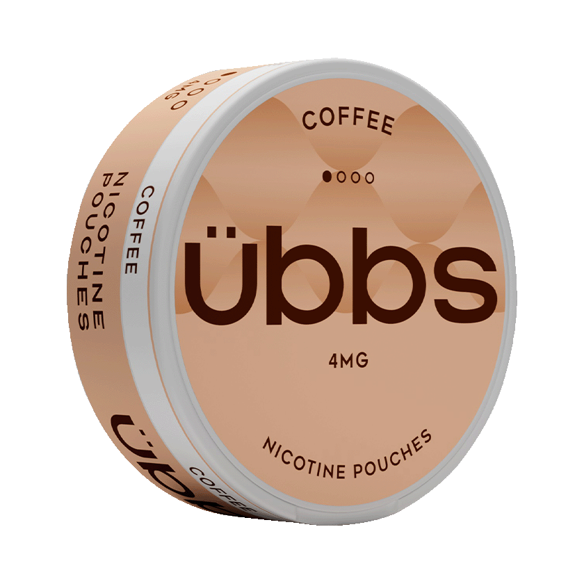 Übbs Coffee 4mg, 5-pakke med nikotinposer