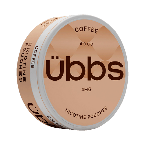 Übbs Coffee 4mg, 5-pakke med nikotinposer