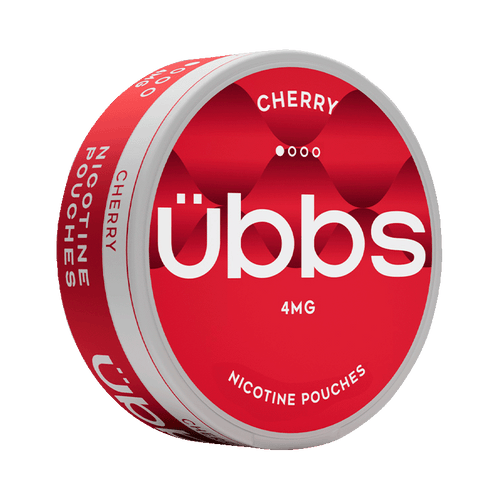 Übbs Cherry 4mg, 5-pakke med nikotinposer
