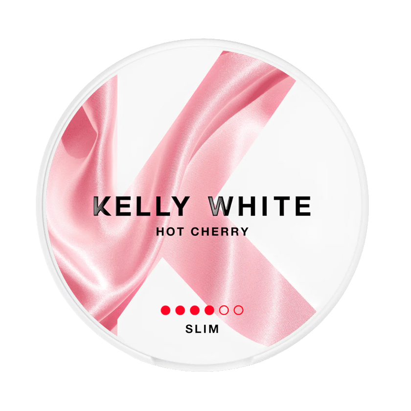 Kelly White Hot Cherry 8mg, 5-pakke med nikotinposer