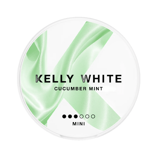 Kelly White Cucumber Mint Mini 5mg, 5-pakke med nikotinposer
