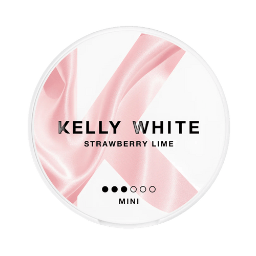 Kelly White Strawberry Lime Mini 5mg, 5-pakke med nikotinposer