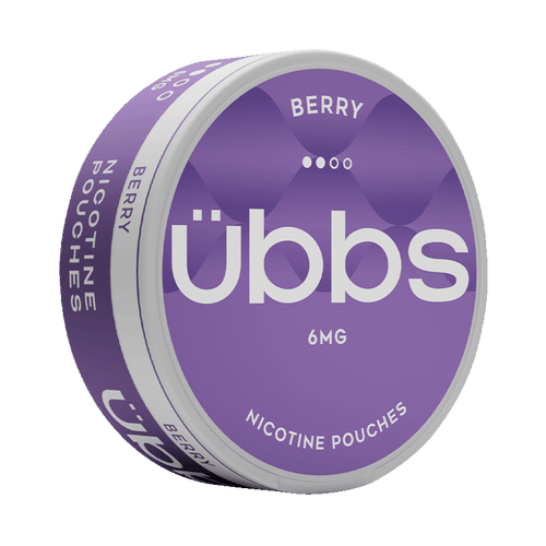 Übbs Berry 6mg, 5-pakke med nikotinposer