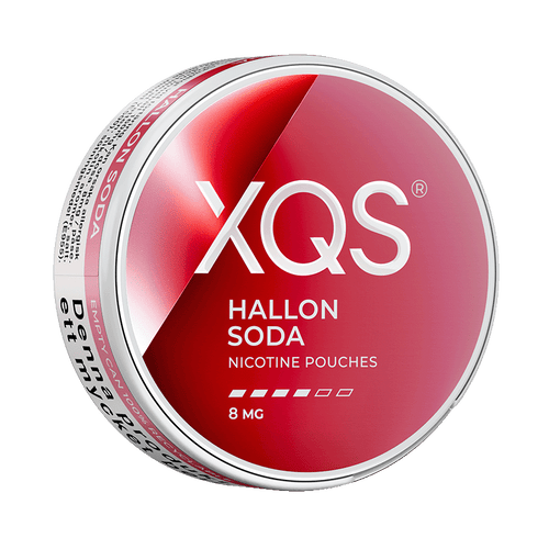 XQS Hallonsoda 8mg, 5-pakke med nikotinposer