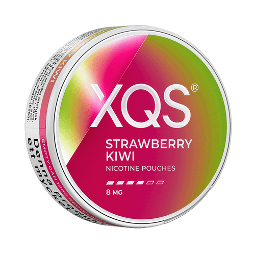 XQS Strawberry Kiwi 8mg, 5-pakke med nikotinposer