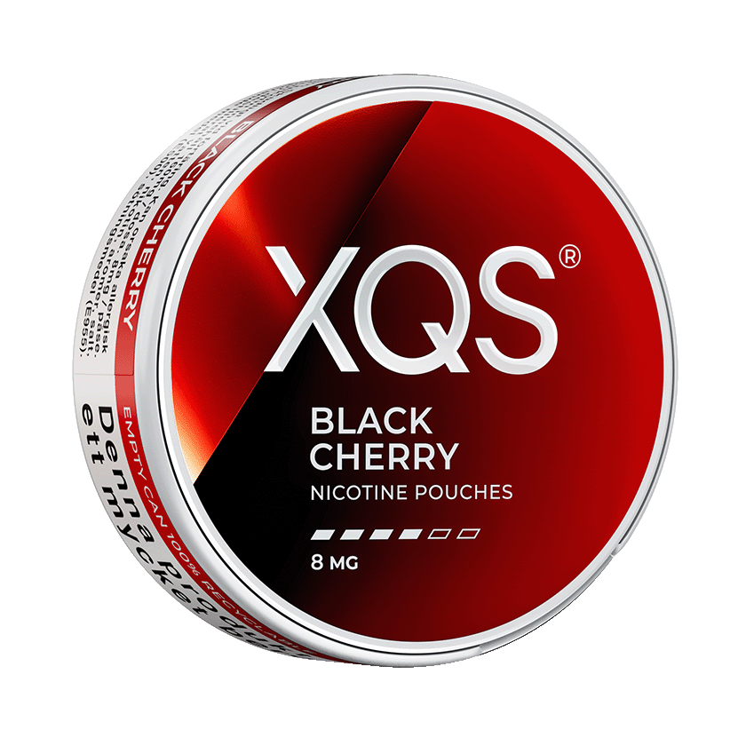 XQS Black Cherry 8mg, 5-pakke med nikotinposer