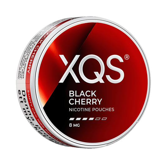 XQS Black Cherry 8mg, 5-pakke med nikotinposer