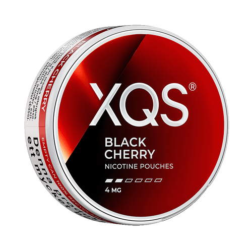XQS Black Cherry 4mg, 5-pakke med nikotinposer