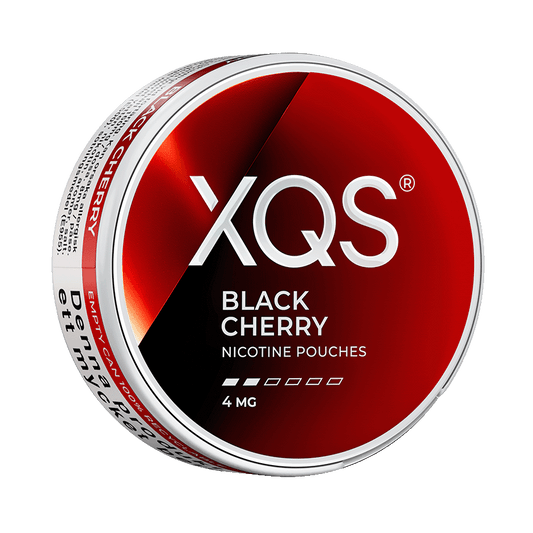 XQS Black Cherry 4mg, 5-pakke med nikotinposer