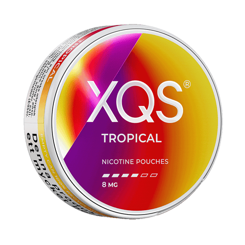 XQS Tropical 8mg, 5-pakke med nikotinposer