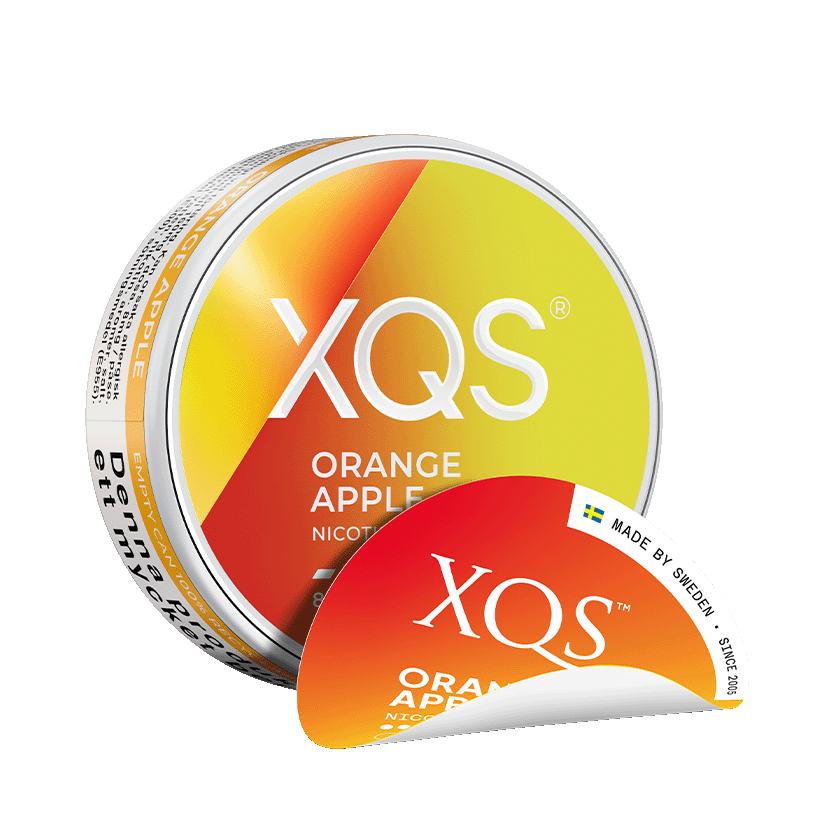 XQS Orange Apple 8mg, 5-pakke med nikotinposer
