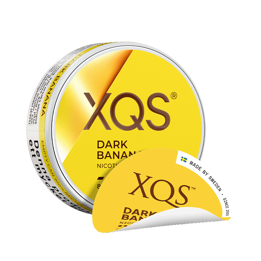 XQS Dark Banana 8mg, 5-pakke med nikotinposer