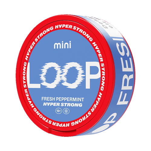 LOOP Fresh Peppermint Hyper Strong Mini 10,5mg, 5-pakke med nikotinposer