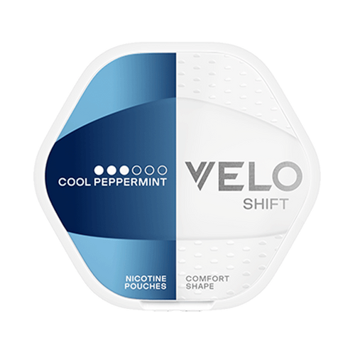VELO Shift Cool Peppermint 8mg, 5-pakke med nikotinposer