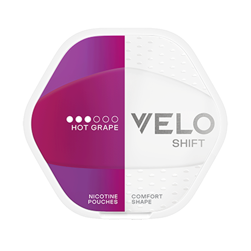VELO Shift Hot Grape 8mg, 5-pakke med nikotinposer