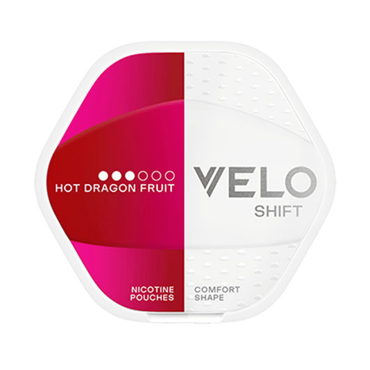 VELO Shift Hot Dragonfruit 8mg, 5-pakke med nikotinposer