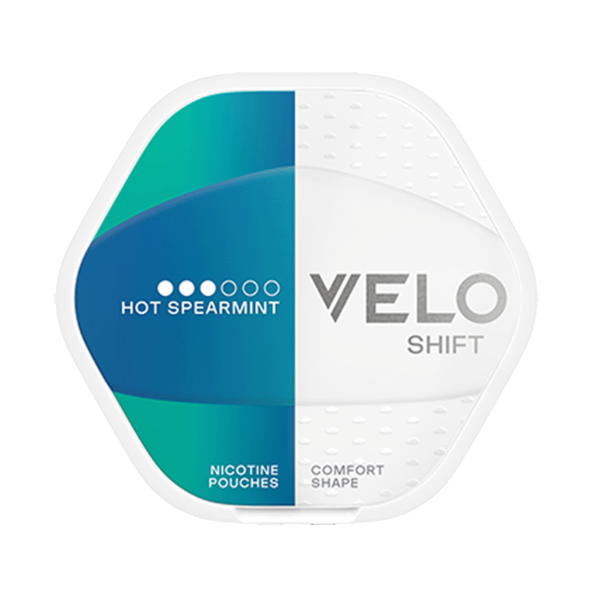 VELO Shift Hot Spearmint 8mg, 5-pakke med nikotinposer