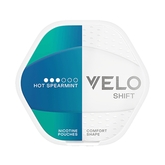VELO Shift Hot Spearmint 8mg, 5-pakke med nikotinposer