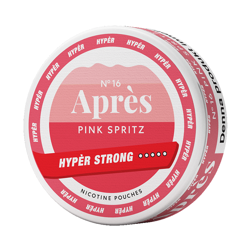 Après No.16 Pink Spritz Hyper Strong 11mg, 5-pakke med nikotinposer