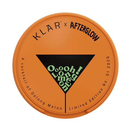 KLAR Afterglow Edition Oolong Melon Mini 3mg, 5-pakke med nikotinposer