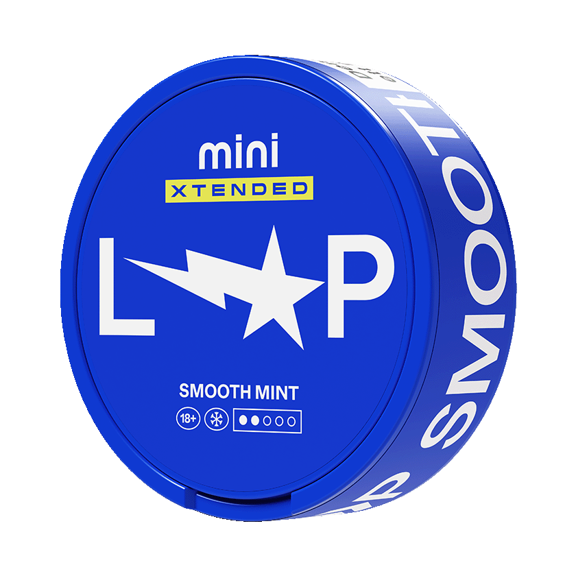 LOOP Smooth Mint Xtended Mini 7,1mg, 5-pakke med nikotinposer