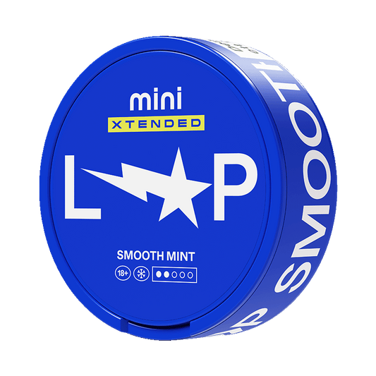 LOOP Smooth Mint Xtended Mini 7,1mg, 5-pakke med nikotinposer