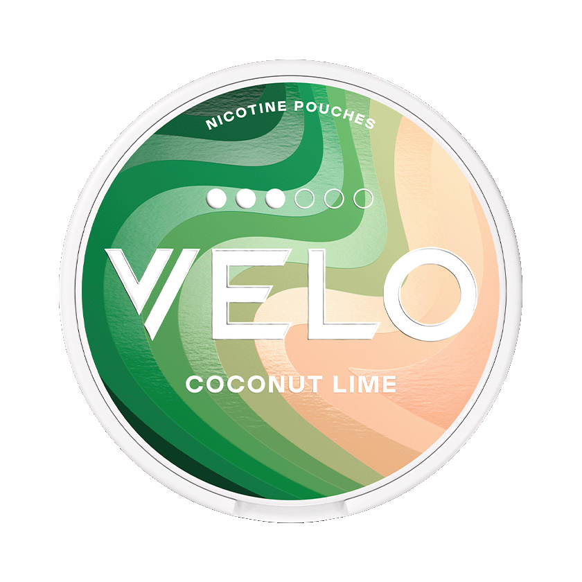 VELO Coconut Lime 8mg, 5-pakke med nikotinposer