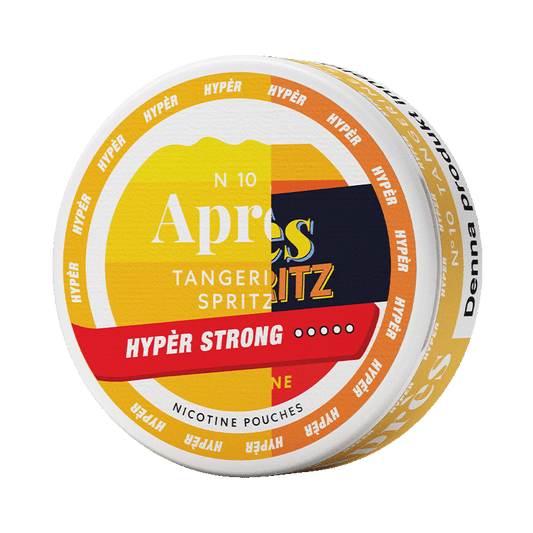 Après No.10 Tangerine Spritz Hypèr Strong 11mg, 5-pakke med nikotinposer