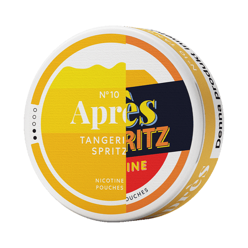 Après No.10 Tangerine Spritz 4,4mg, 5-pakke med nikotinposer