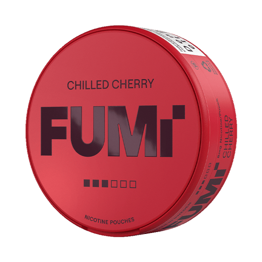 FUMi Chilled Cherry 8mg, 5-pakke med nikotinposer