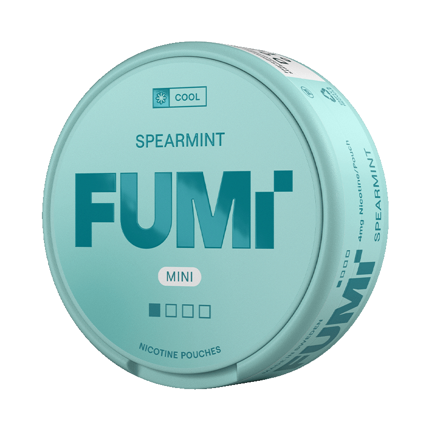 FUMi Spearmint Mini 4mg, 5-pakke med nikotinposer