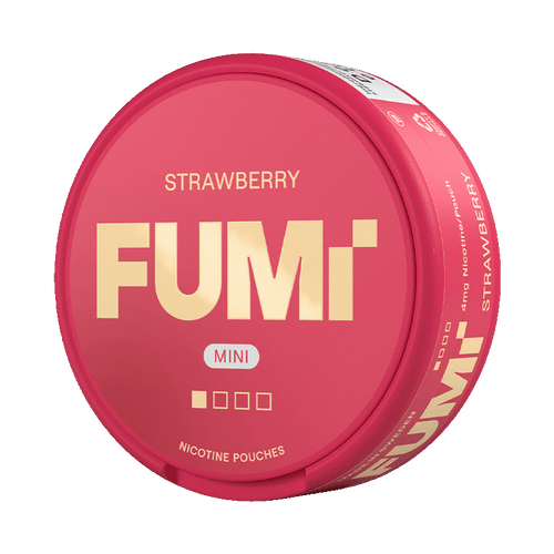 FUMi Strawberry Mini 4mg, 5-pakke med nikotinposer