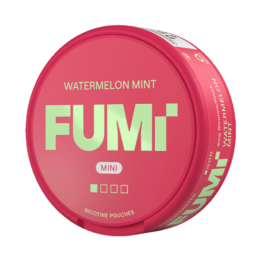 FUMi Watermelon Mint Mini 4mg, 5-pakke med nikotinposer