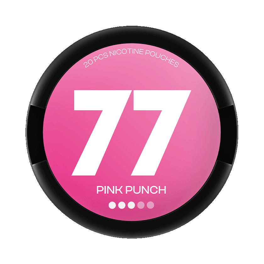 77 Pink Punch 10,4mg, 5-pakke med nikotinposer