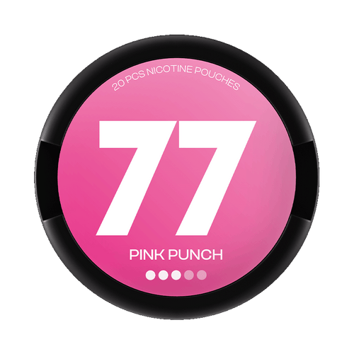 77 Pink Punch 10,4mg, 5-pakke med nikotinposer