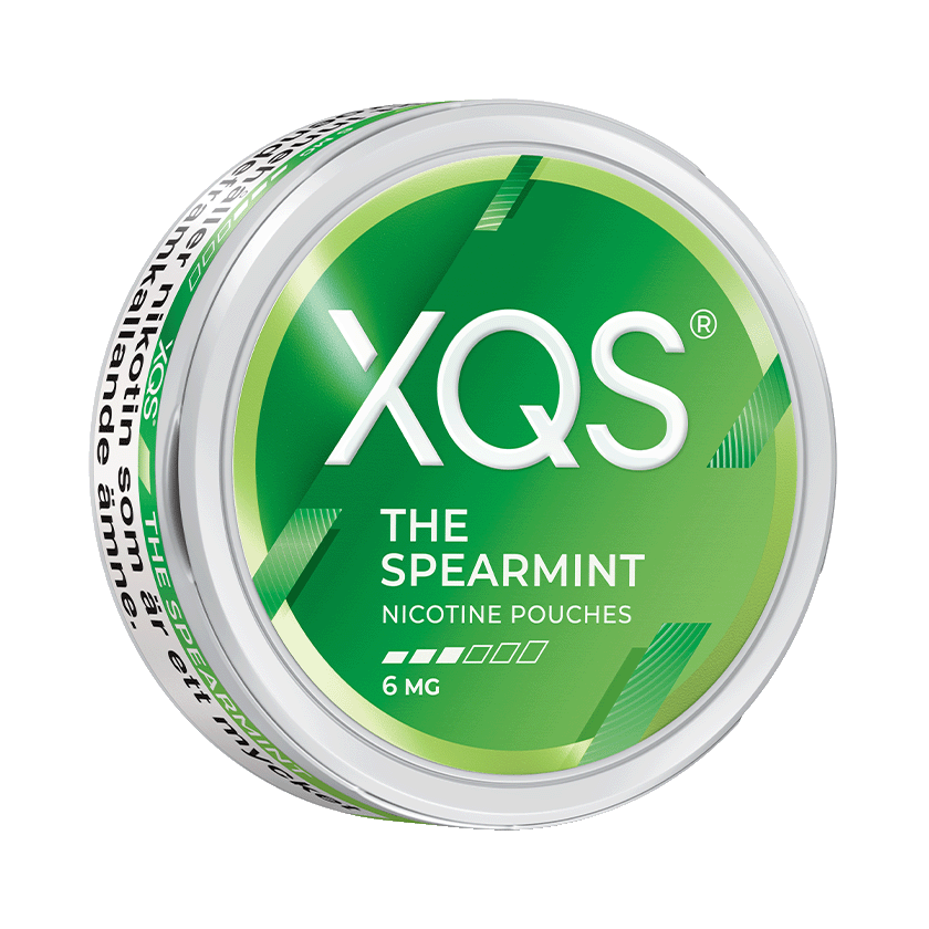XQS The Spearmint 6mg, 5-pakke med nikotinposer