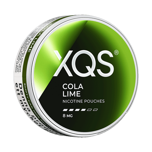 XQS Cola Lime 8mg, 5-pakke med nikotinposer
