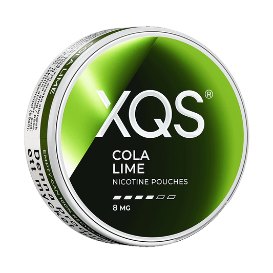 XQS Cola Lime 8mg, 5-pakke med nikotinposer
