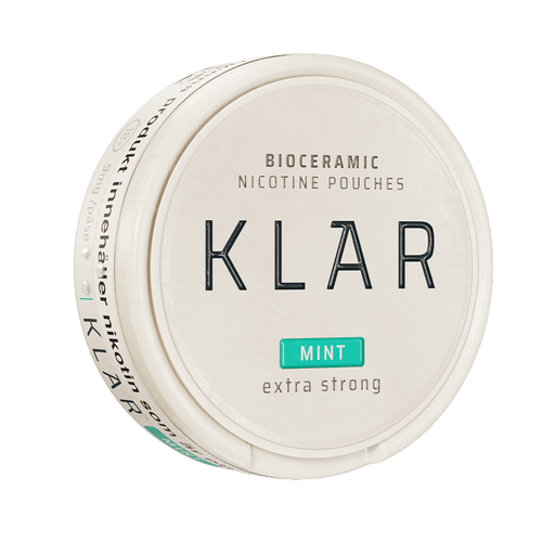KLAR Mint Extra Strong Mini 9mg, 5-pakke med nikotinposer