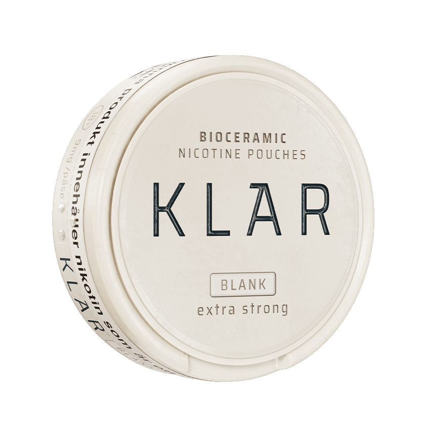 KLAR BLANK Extra Strong Mini 9mg, 5-pakke med nikotinposer