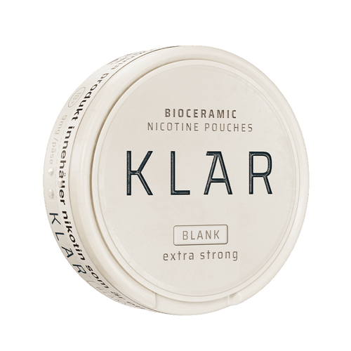 KLAR BLANK Extra Strong Mini 9mg, 5-pakke med nikotinposer