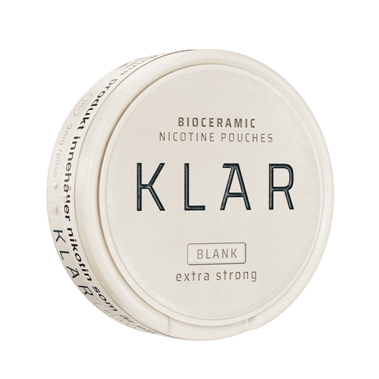 KLAR BLANK Extra Strong Mini 9mg, 5-pakke med nikotinposer