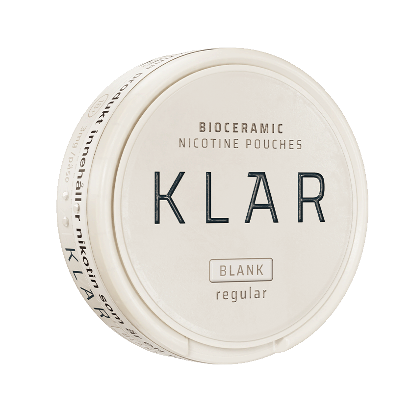 KLAR BLANK Regular Mini 3mg, 5-pakke med nikotinposer