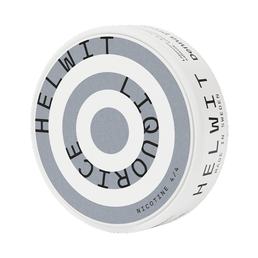 Helwit Liquorice 6mg, 5-pakke med nikotinposer