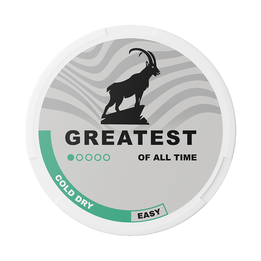 Greatest Cold Dry Easy 4mg, 5-pakke med nikotinposer