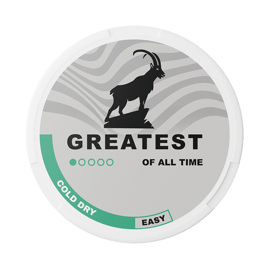 Greatest Cold Dry Easy 4mg, 5-pakke med nikotinposer