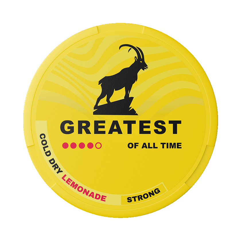 Greatest Lemonade Strong 10mg, 5-pakke med nikotinposer