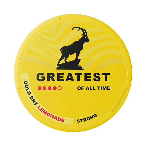 Greatest Lemonade Strong 10mg, 5-pakke med nikotinposer