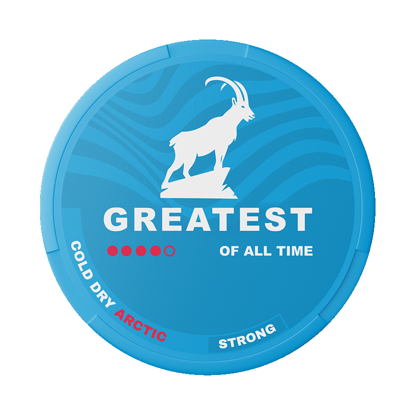 Greatest Arctic Strong 10mg, 5-pakke med nikotinposer