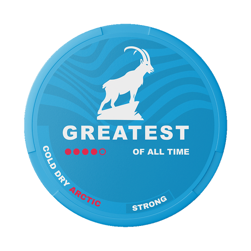 Greatest Arctic Strong 10mg, 5-pakke med nikotinposer